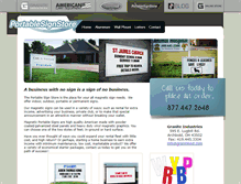 Tablet Screenshot of portablesignstore.com